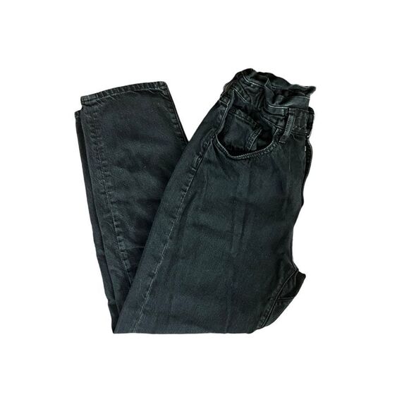 Ba&sh Jalia High Waist Paperbag Black Trouser Pant Size 0 - Picture 2 of 11